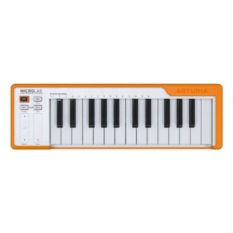 CONTROLADOR-MIDI-ARTURIA-MICROLAB-Naranja CONTROLADOR-MIDI-ARTURIA-MICROLAB-Naranja